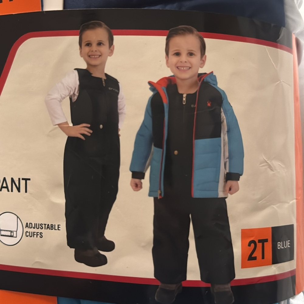 NWT- Spyder 2-PC Toddler Snowsuit in Blue